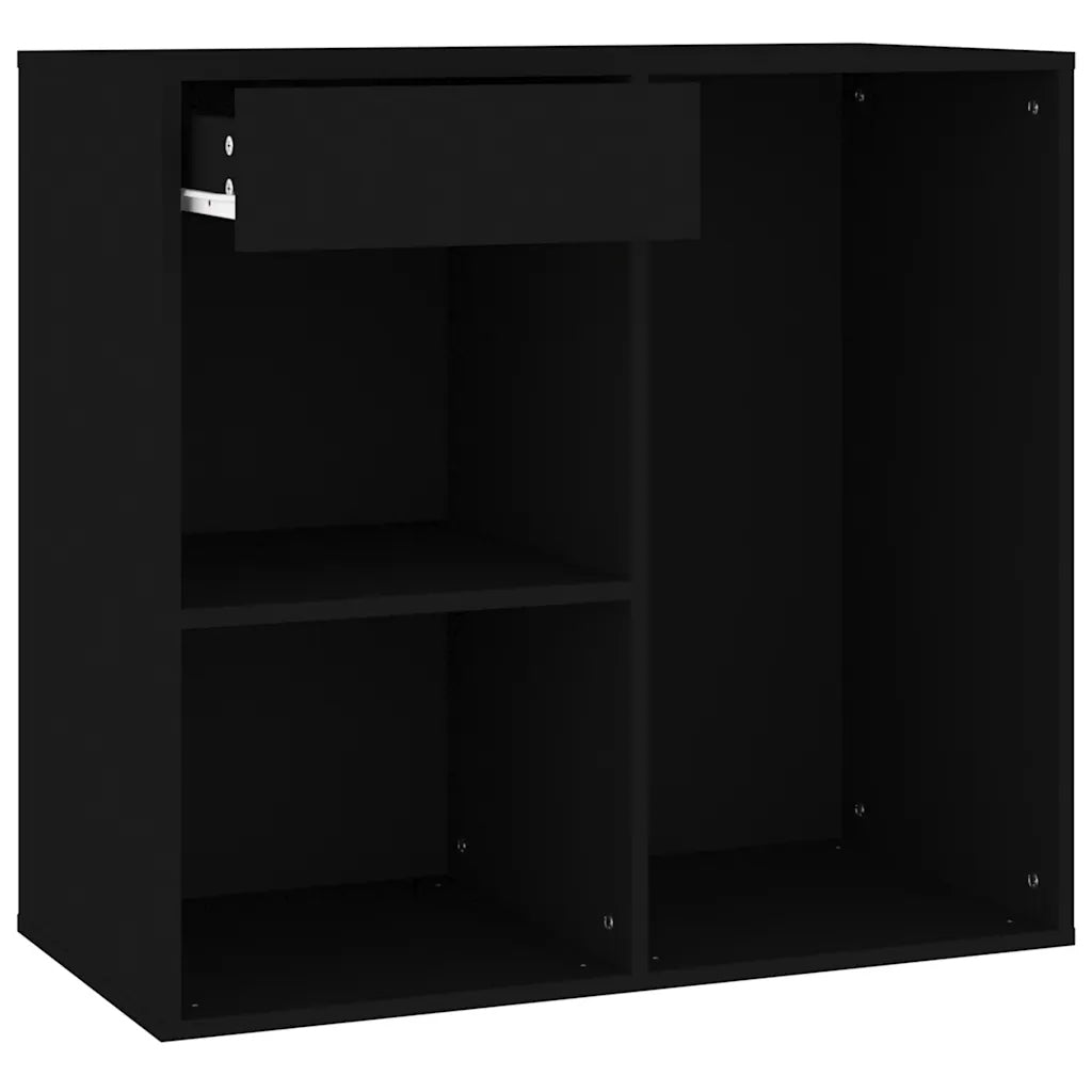 Cabinet for cosmetics, black, 80x40x75 cm