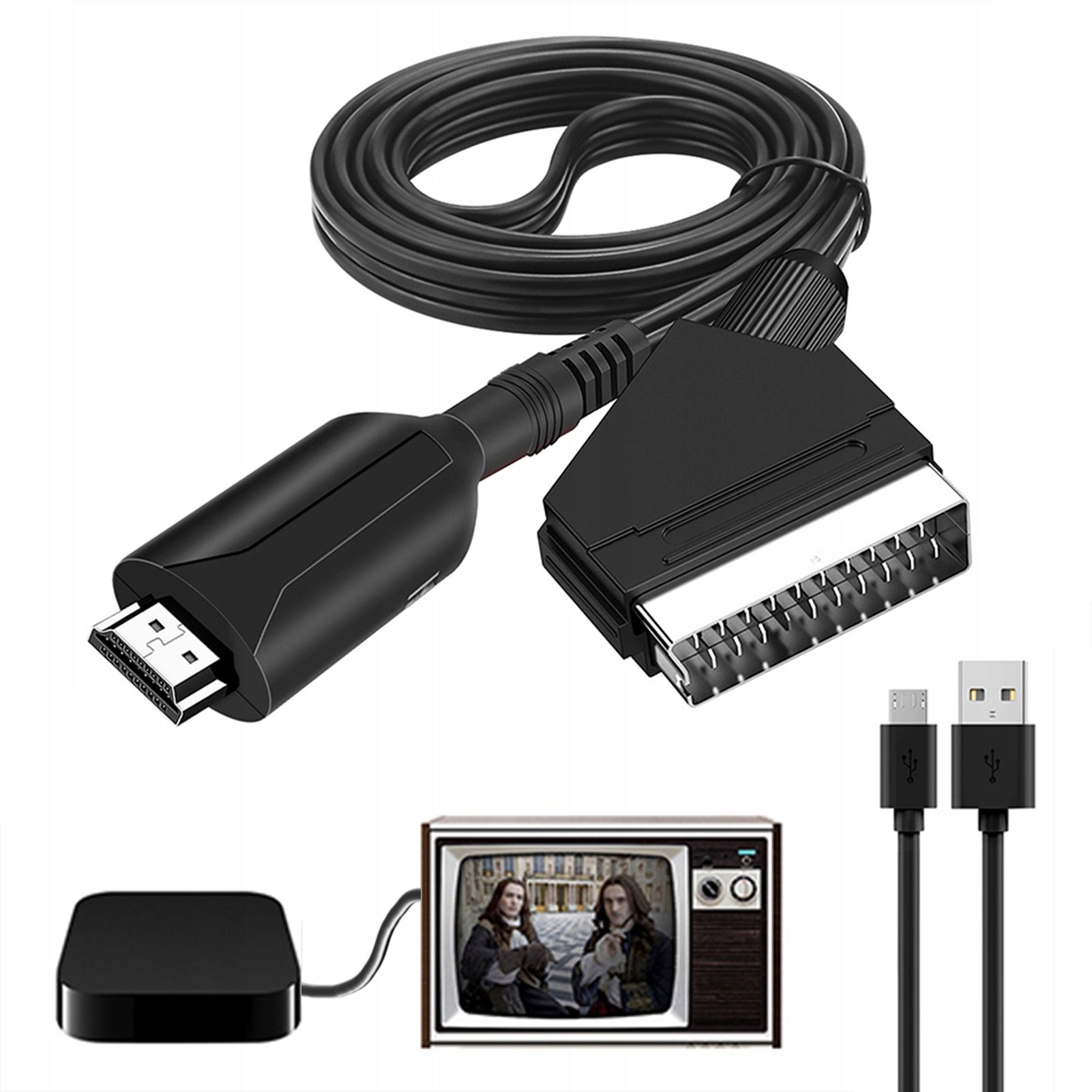 Cable Adapter Converter from Euro/Scart to HDMI 1080p TV Adapter Manufacturer code KOUSICOOE100285