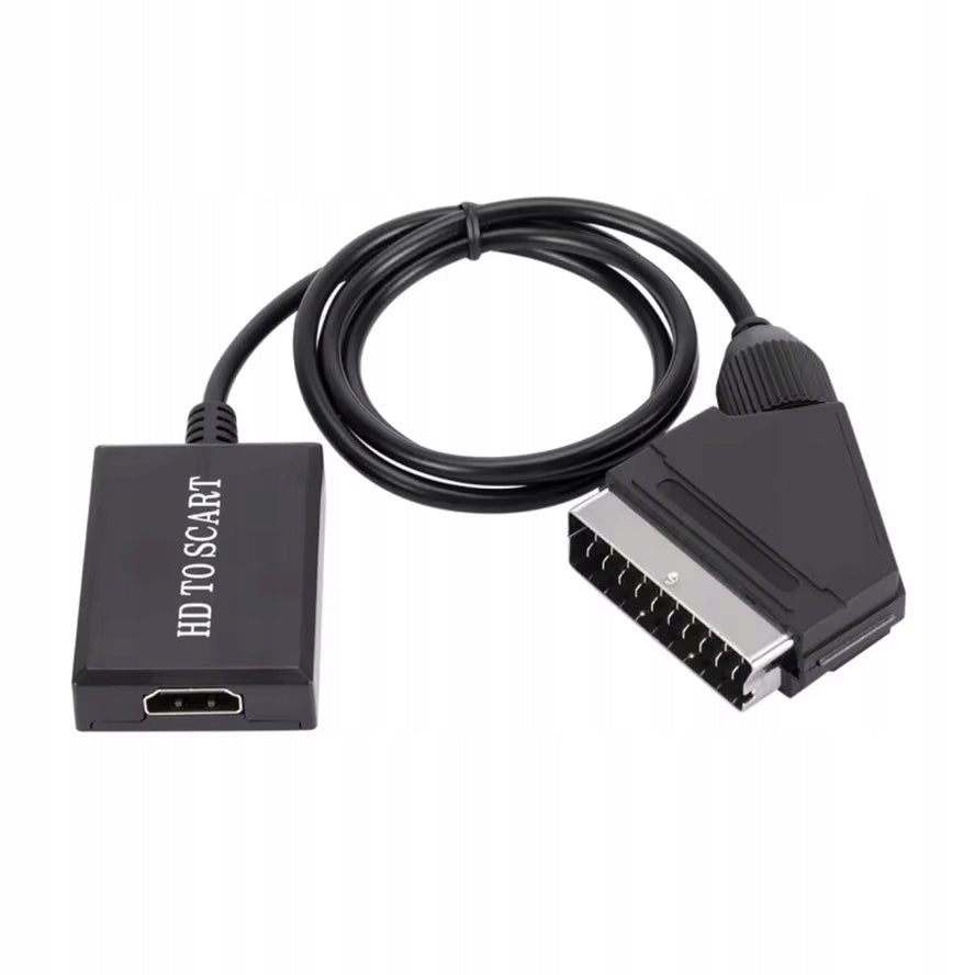 Cable Adapter Converter from HDMI to Euro / Scart 1080p TV Adapter Brand WulkanCenPL