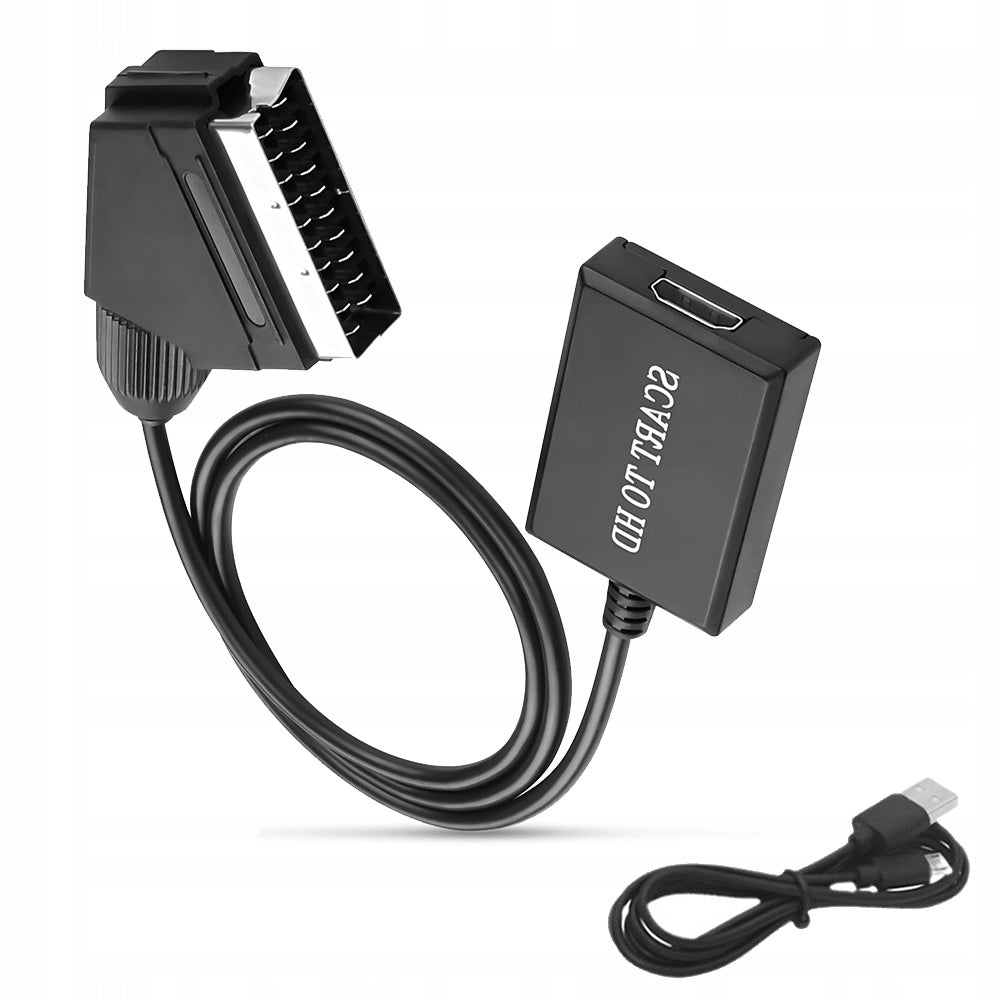 Cable Adapter Converter from HDMI to Euro / Scart 1080p TV Adapter