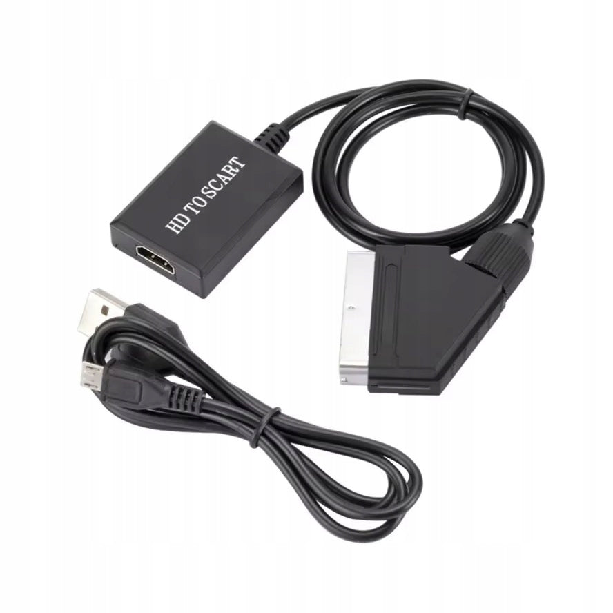 Cable Adapter Converter from HDMI to Euro / Scart 1080p TV Adapter