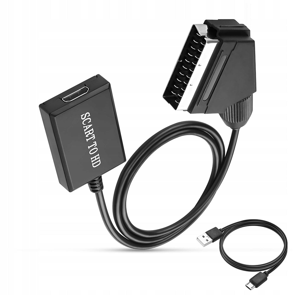 Cable Adapter converter from Euro SCART to HDMI 1080P HD