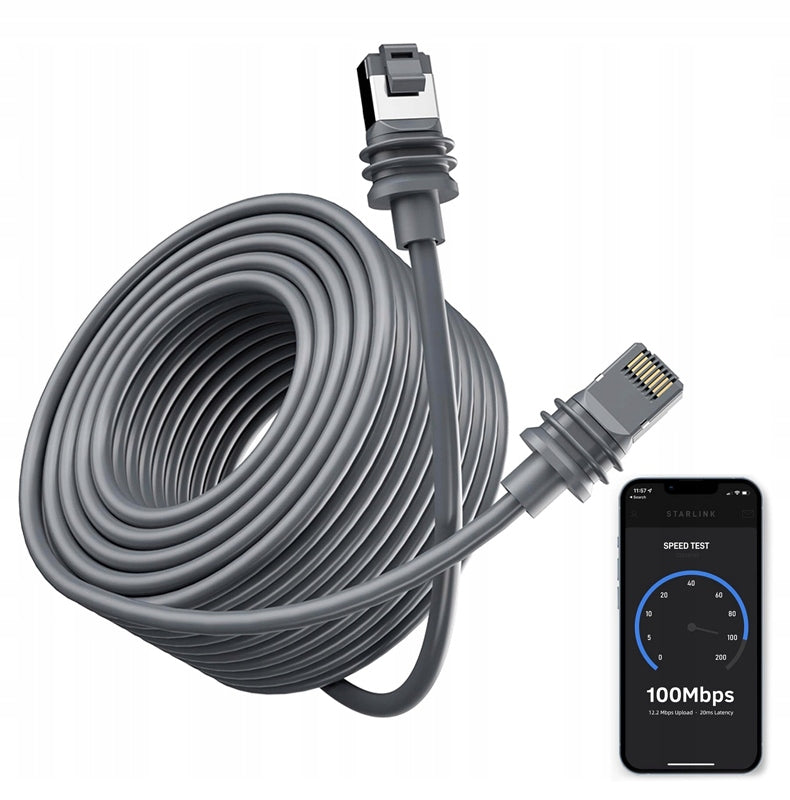 Cable For Starlink V3/Gen3 10M Cat6 1200Mbps Ethernet RJ45