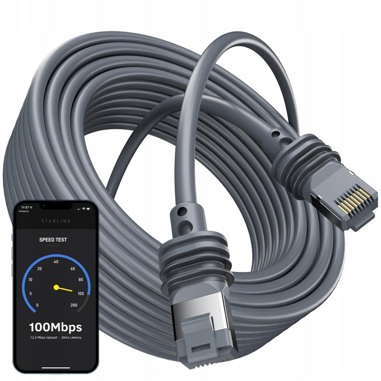 Cable For Starlink V3/Gen3 and Mini X 46M Cat6 1200Mbps Ethernet RJ45