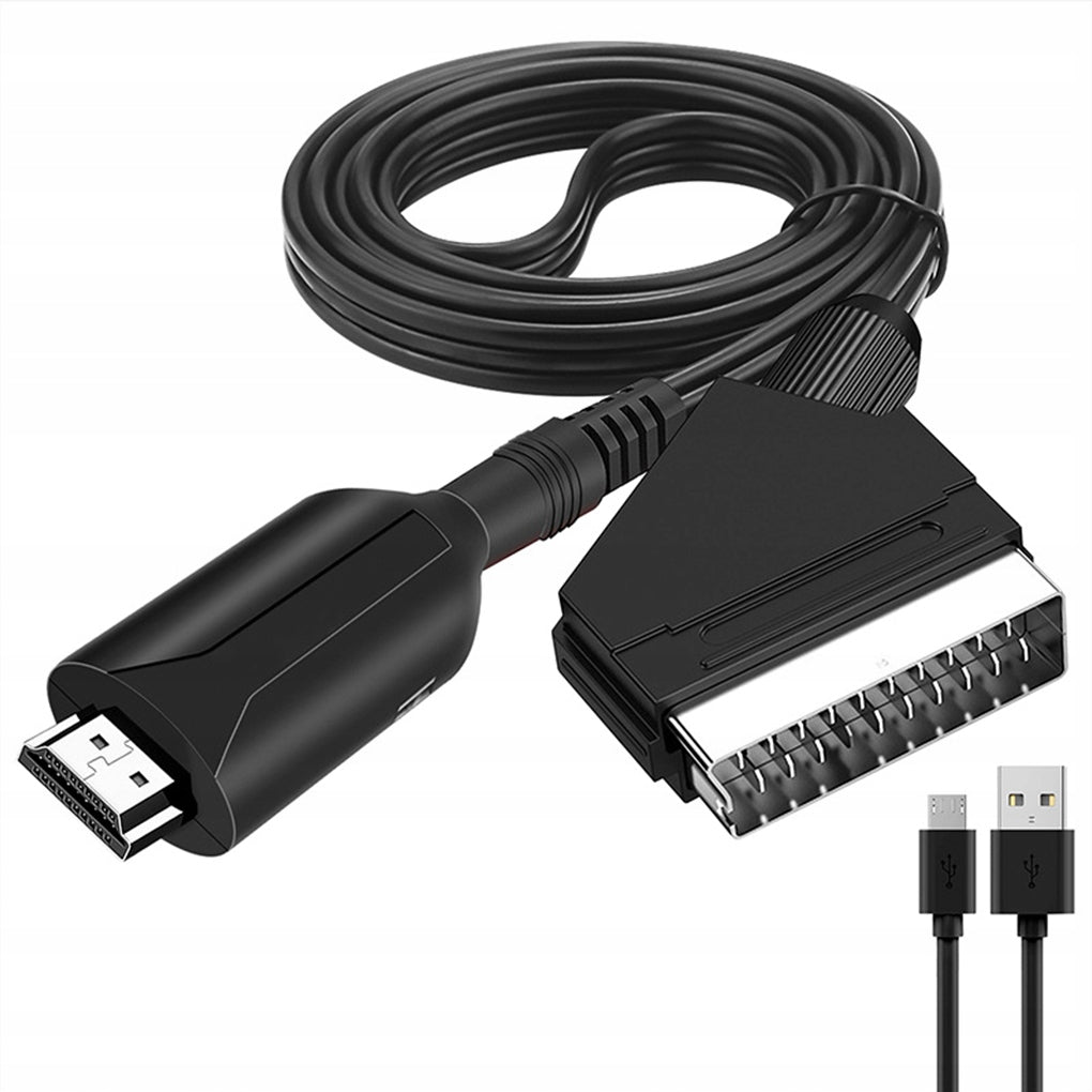 Cable adapter converter from Euro Scart to HDMI