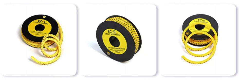 Cable markers NUMBERS 0-9 1.5-2.5mm 1000pcs SET EC-1.5 Kind other