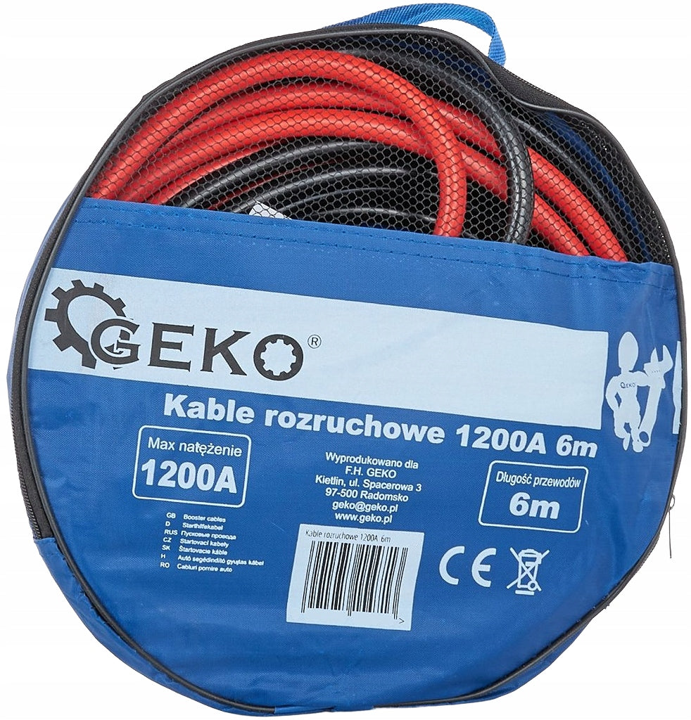 Cables Booster cables in a case 1200A 6m + Case SOLID THICK 35 mm2 EAN (GTIN) 5903109640045