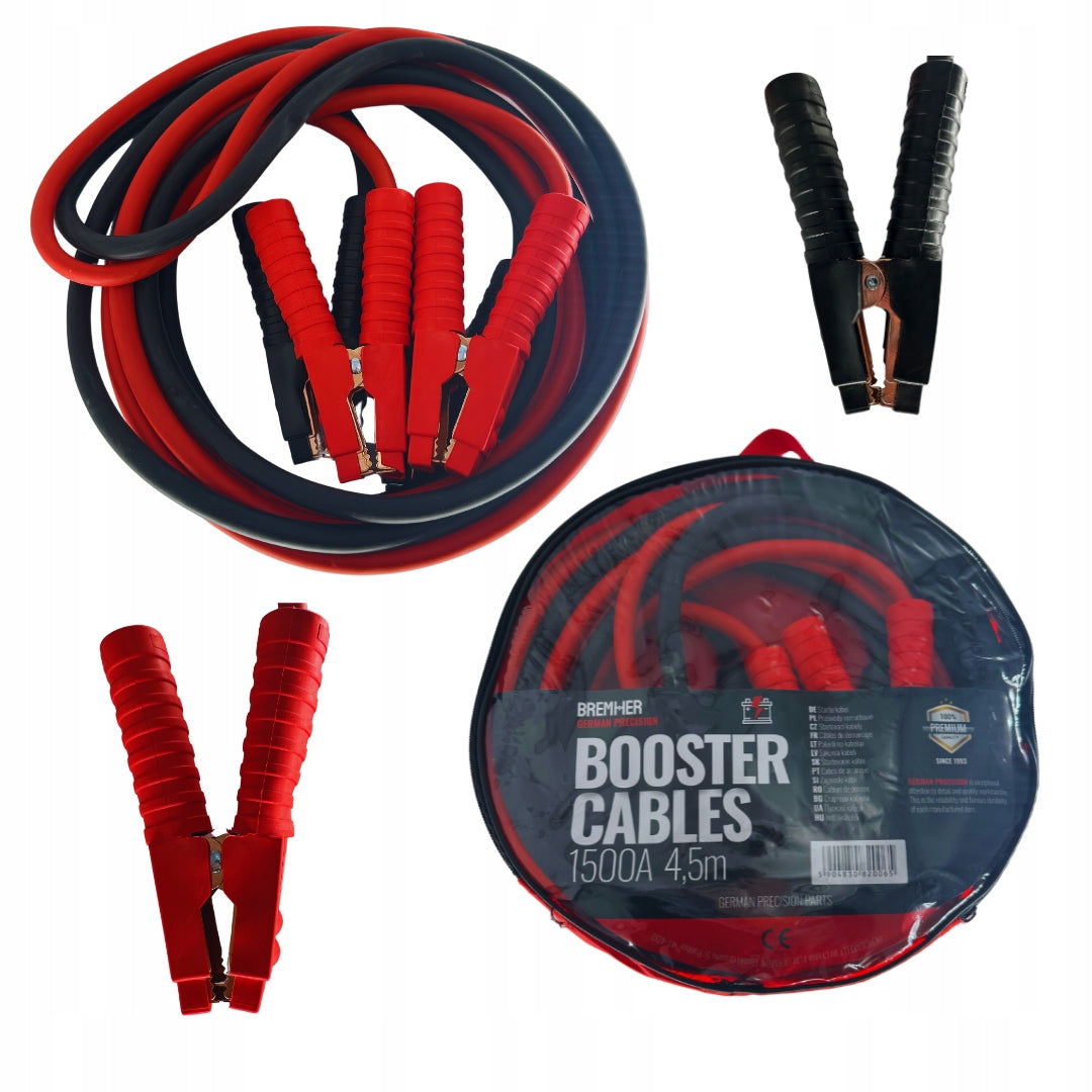 Cables emergency jumper cables 1500A 4,5m TIR BUS passenger solid