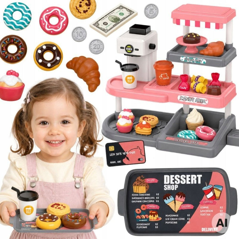 Cafe Confectionery Shop for Children Cash Register Express Sound WOOPIE