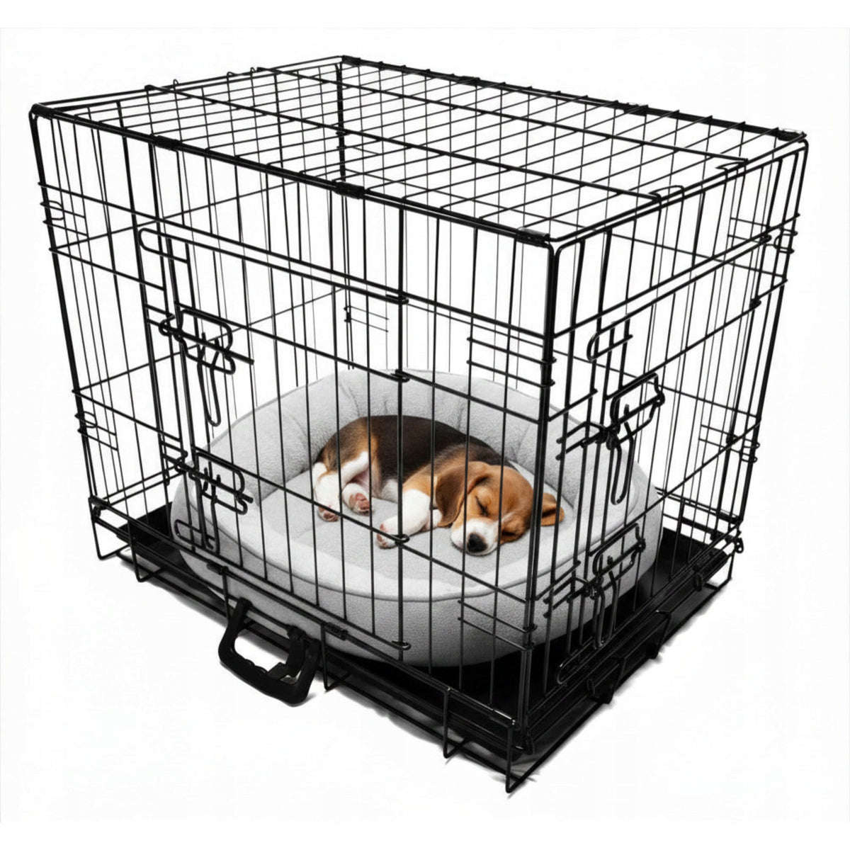Cage for PET Dog 61,5x44x50,5 cm Metal Folding Transport Aga