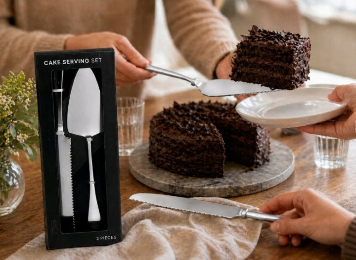 Cake Knife And Spatula Large Set Stainless Steel Cake Gift Elegant Manufacturer code 5908116850944