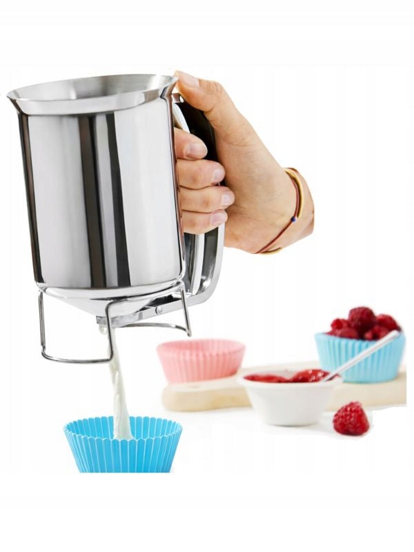 Cake dispenser funnel 1pcs 900ml stainless steel roomy useful Dose