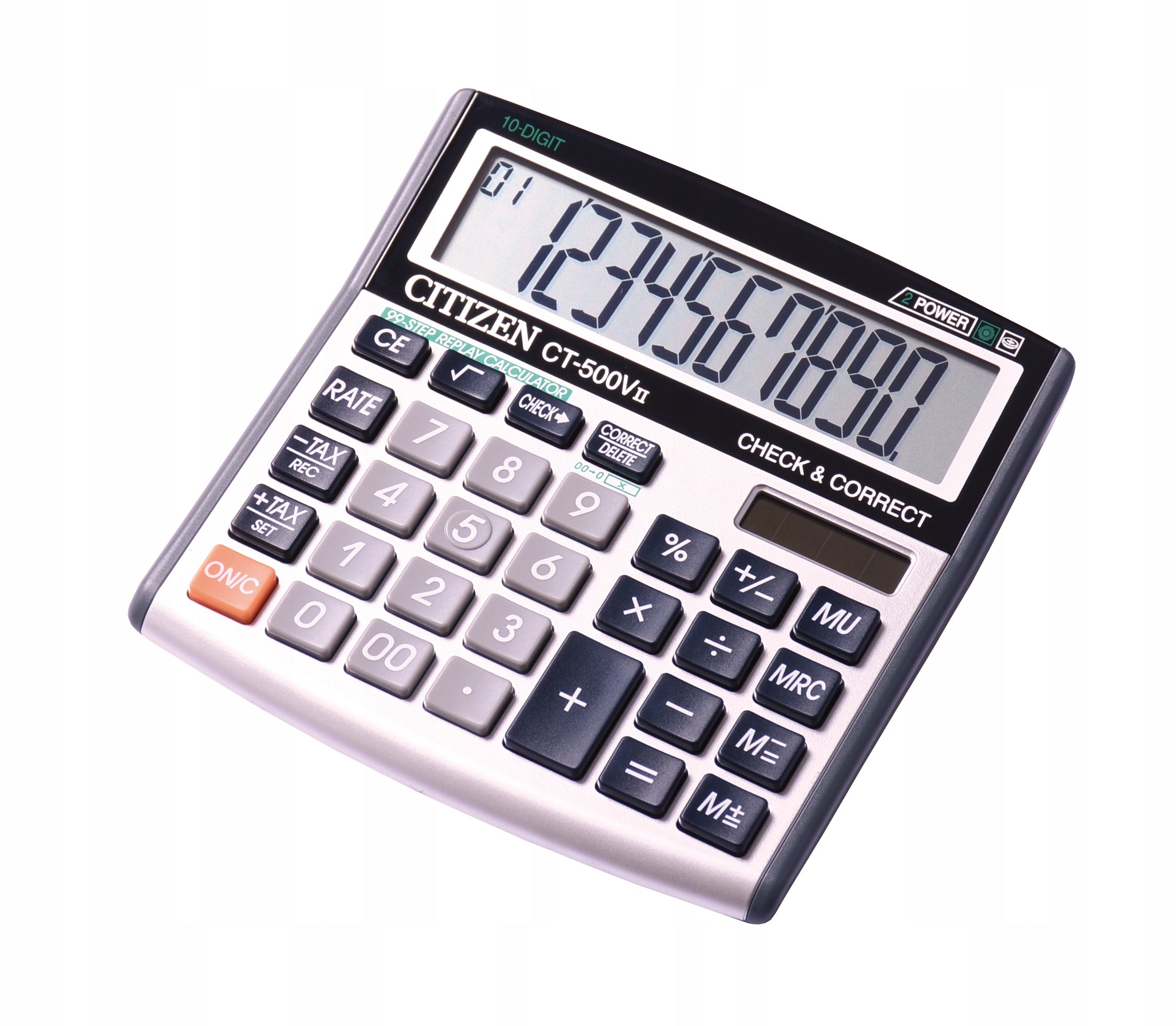 Calculator Citizen CT 500 VII office 10 digits original display Manufacturer code CT-500VII