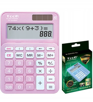 Calculator Toor TR-1223DB-P pink