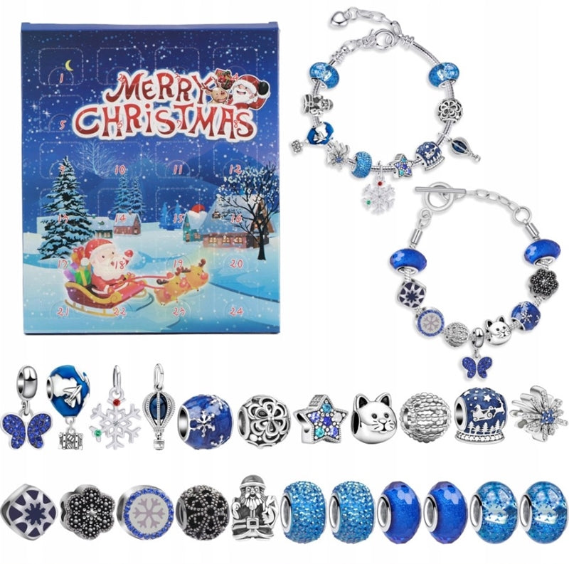 Calendar Charms Advent Christmas with Jewelry Bracelets Beads