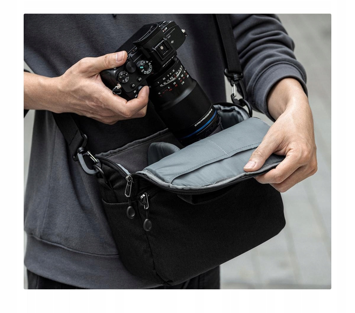 Camera Bag K&F Concept Shoulder Bag Black EAN (GTIN) 6901218382145