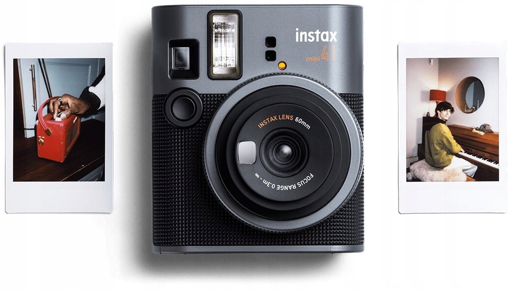 Camera FUJIFILM Instax Mini 41 PH EX D Black Design optical viewfinder built-in flash