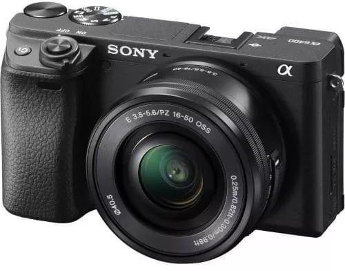 Camera Sony A6400 + lens Sony SELP 16-50mm black