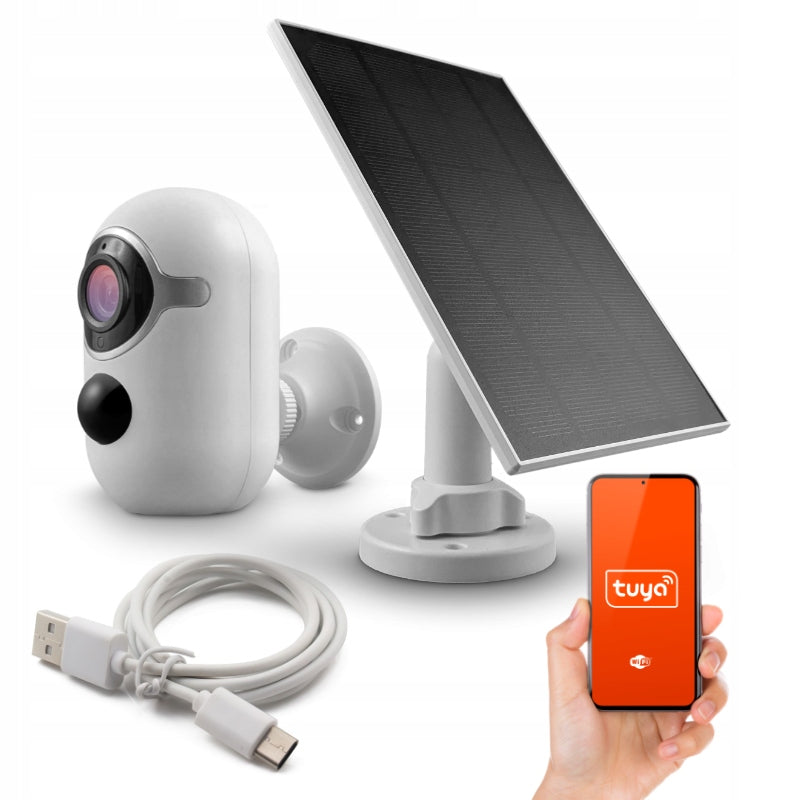 Camera WiFi Monitoring Tuya Full HD Solar Panel