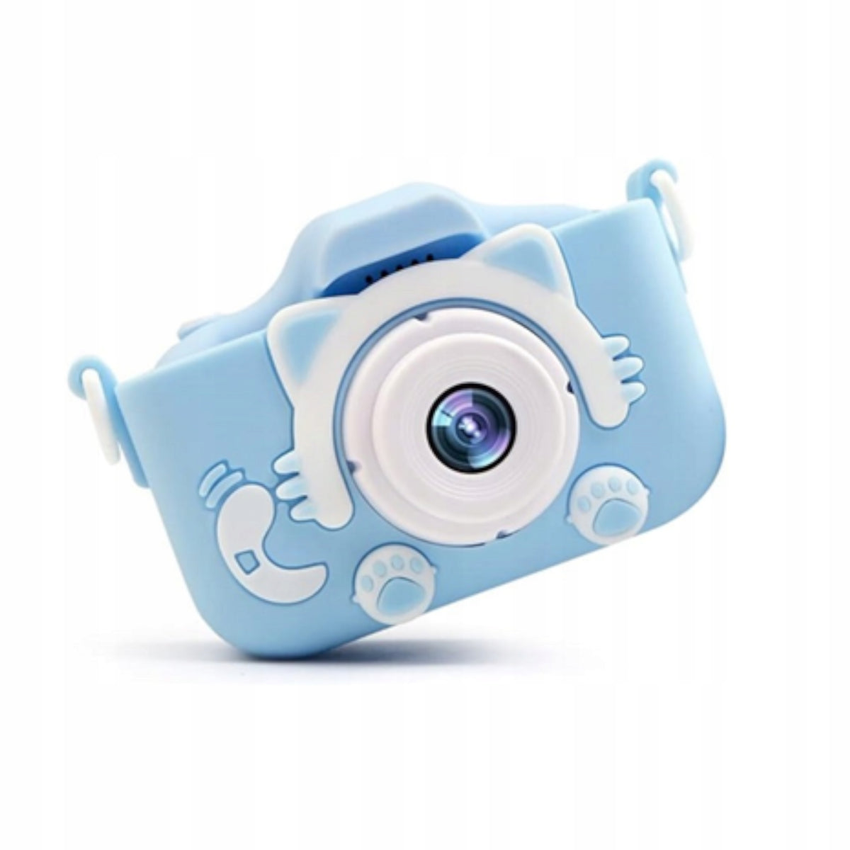 Camera camera kitty silicone case game display blue lanyard X2N Brand Luxma