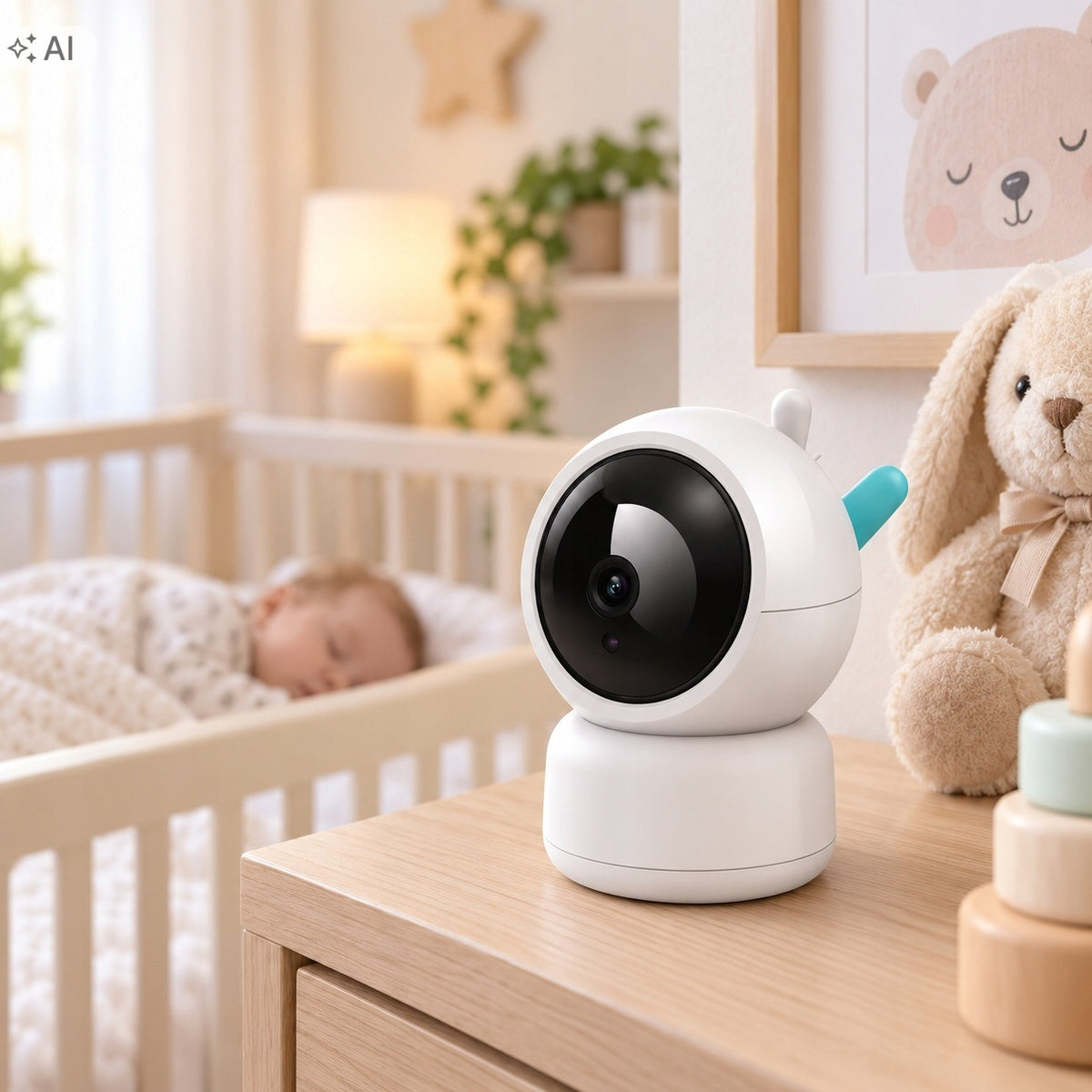 Camera for Baby Monitor HeimVision Soothe 3C Full HD 1080p Rotating Manufacturer code MUGZE3USCK