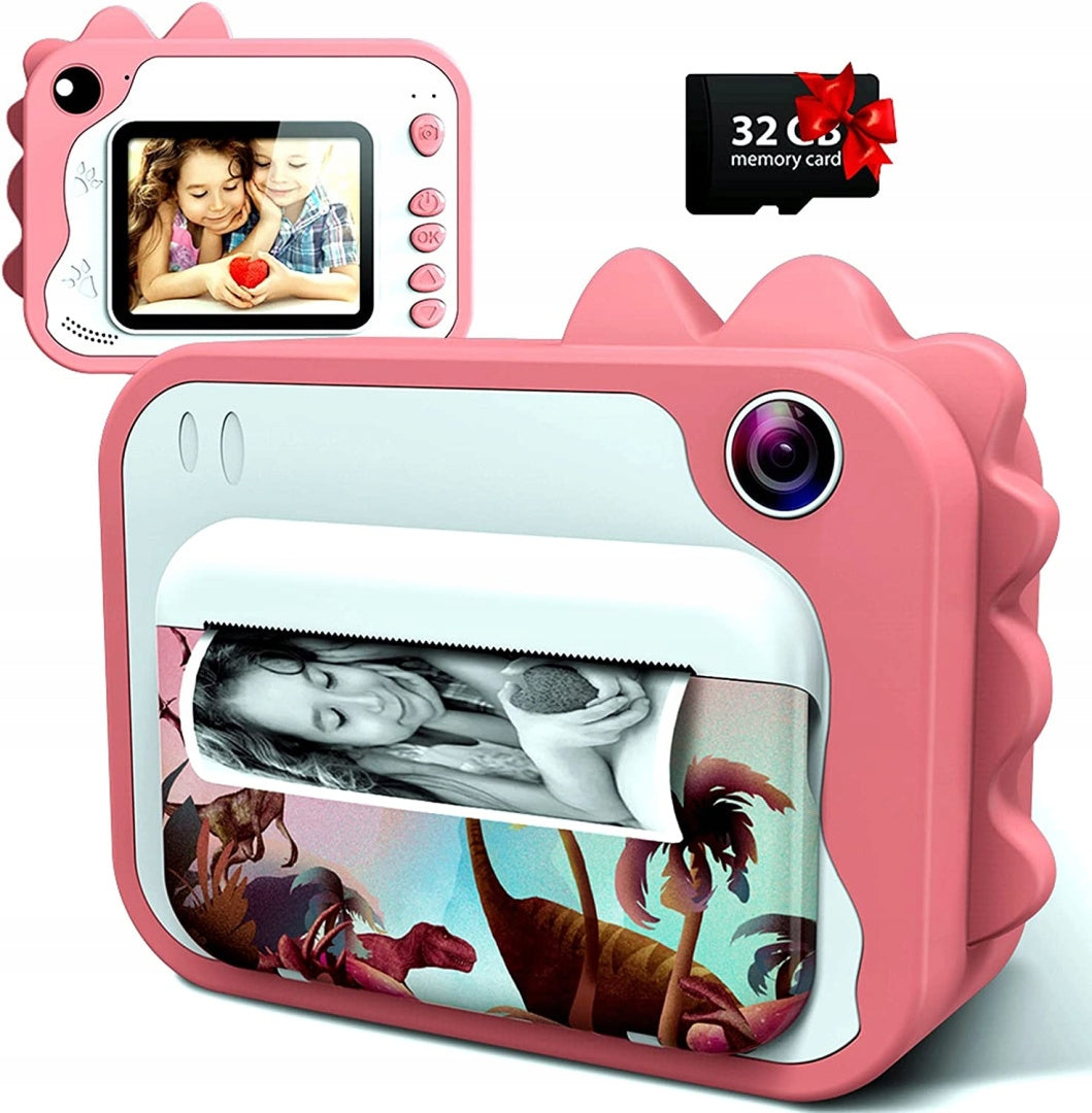 Camera for Kids with Printer 12MP 32GB 3 Rolls Brand no brand