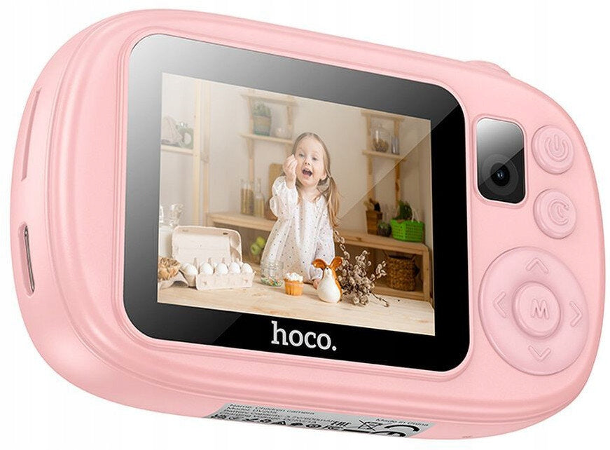 Camera for children HOCO DV205 Pink Batteries included no