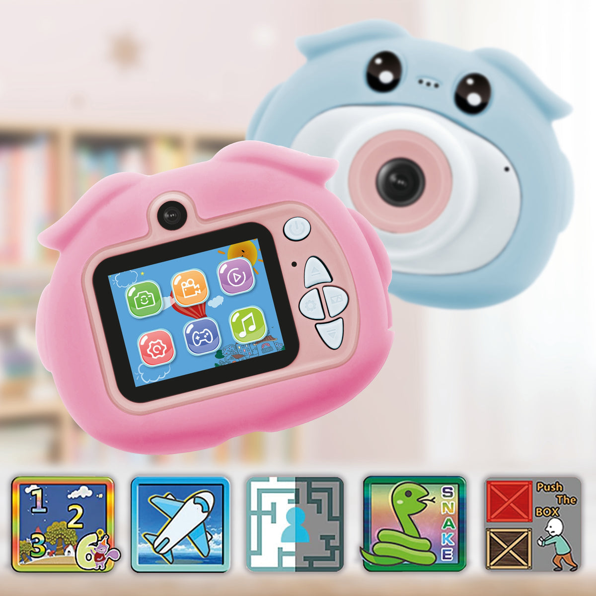 Camera for children Maxlife MXKC-100 3 Mpx pink Manufacturer code OEM0200443