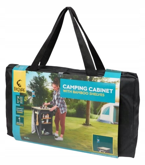 Camping Cabinet Folding FROYAK Tourist Kitchen Shelves Bookcase Tent Manufacturer code 101200