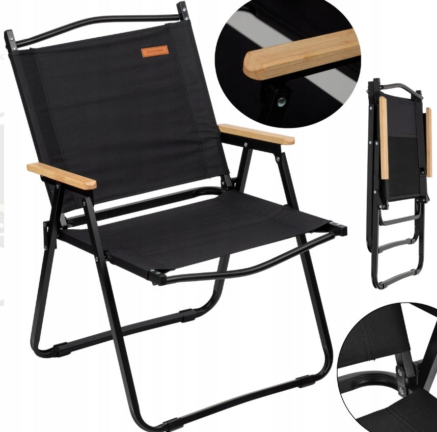 Camping Chair Folding Hiking Garden Fishing Strong Up to120kg Packaging status original