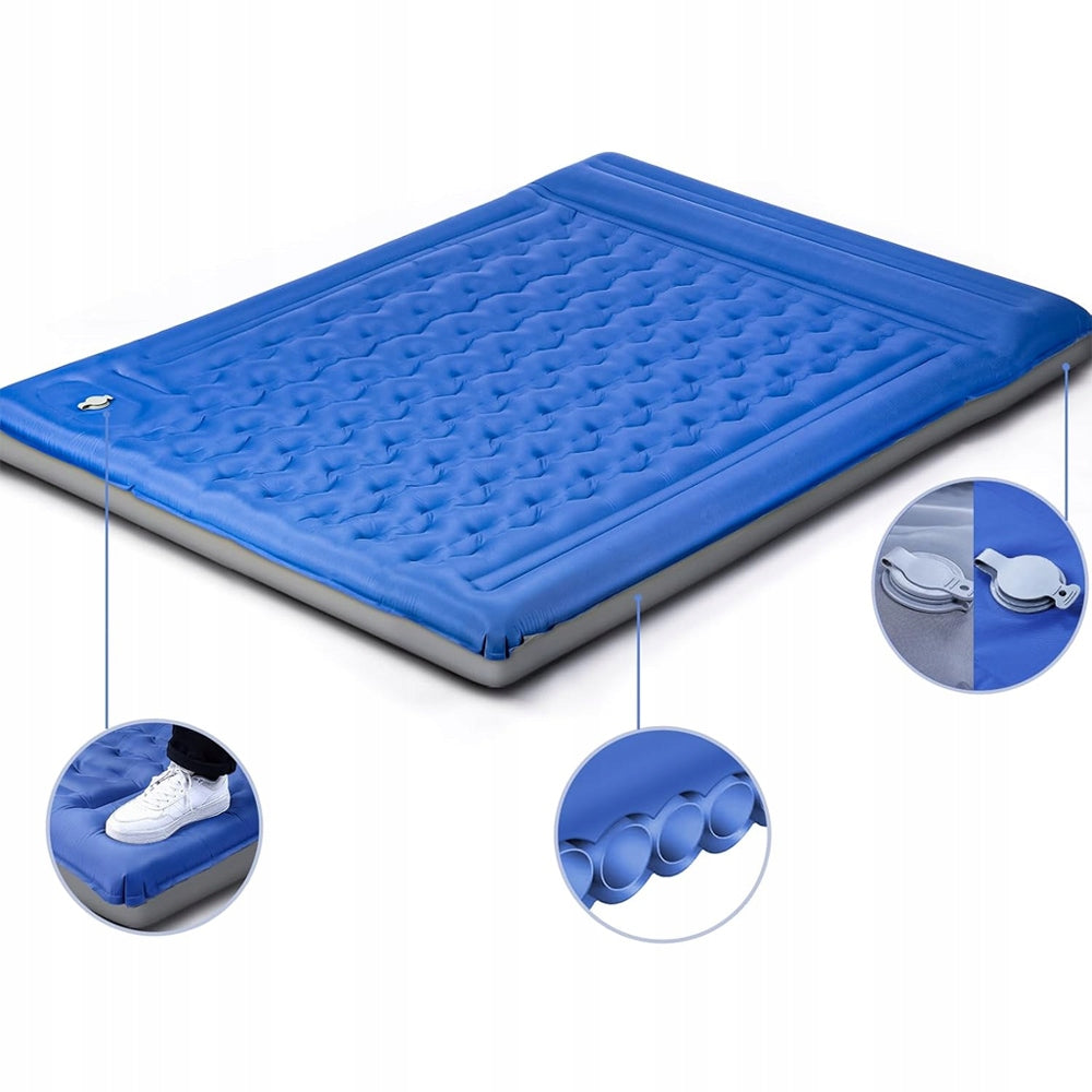 Camping Sleeping Mat Mattress 200x140cm Inflatable Mattress Built-in Pump Manufacturer code Materac Dwuosobowy z Pompką