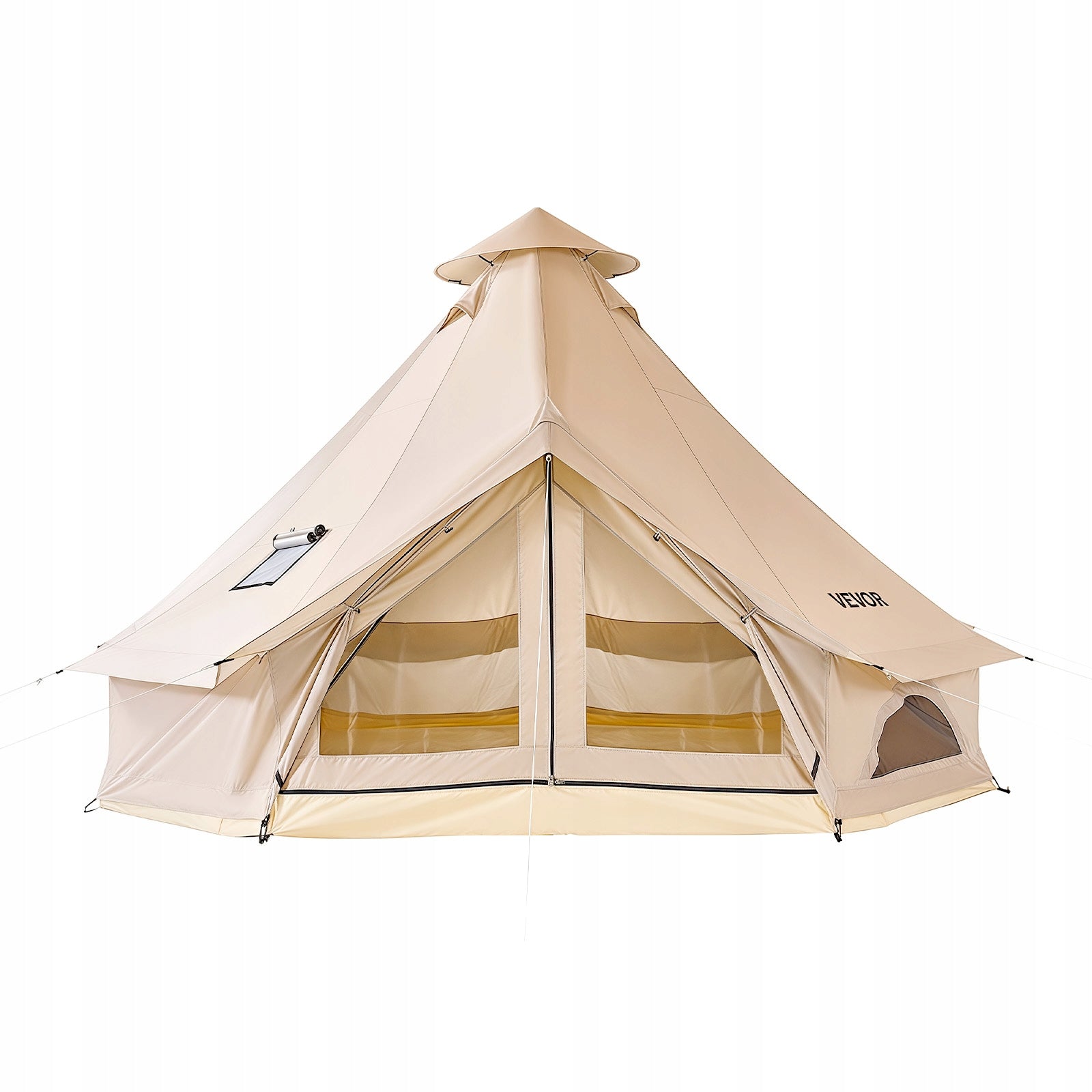 Camping Tent For 7 Persons Yurt Bell Tent With Chimney Hole Brand Vevor