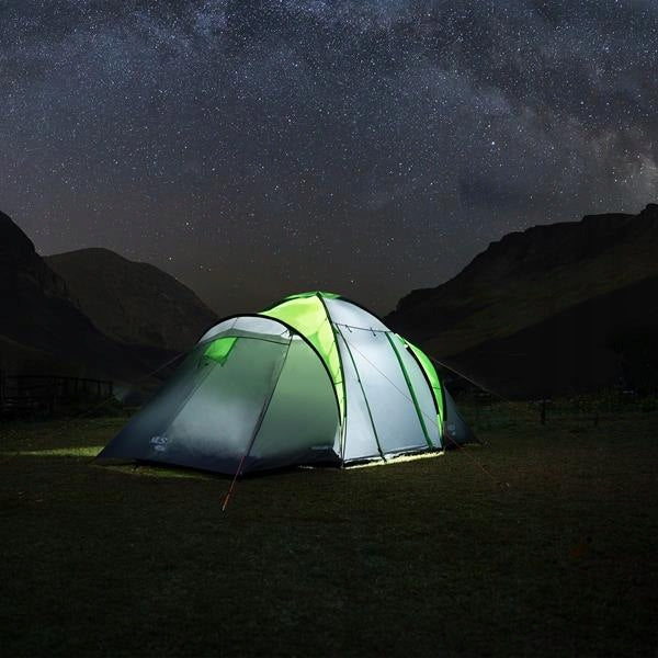 Camping Tent Tourist 4 Person Waterproof UV Filter + Cover Brand Nils Camp