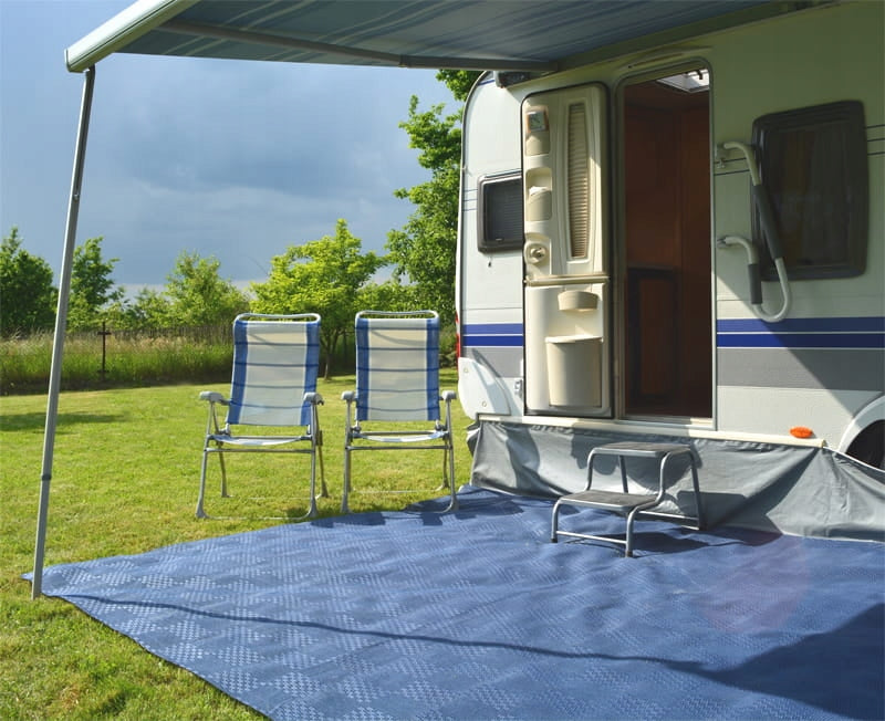 Camping flooring for tent vestibule camper camping 600g navy blue Packaging status original