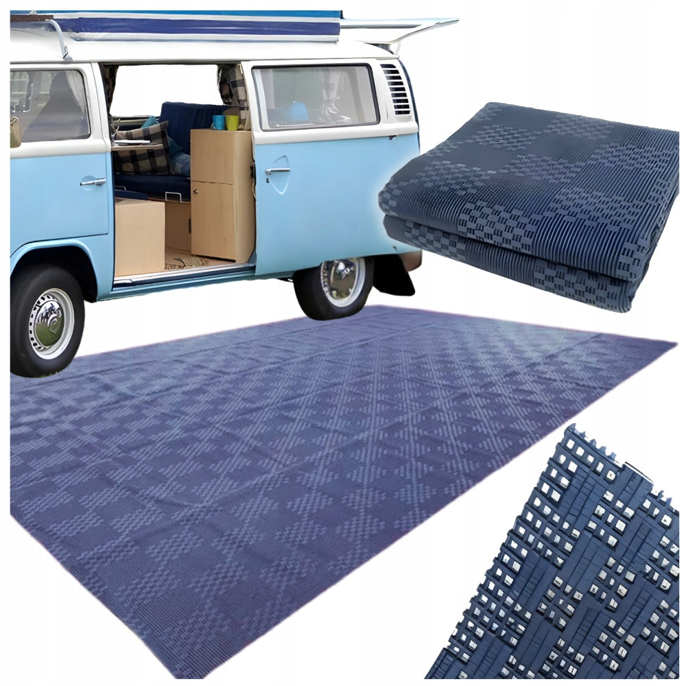 Camping flooring for tent vestibule camper camping 600g navy blue