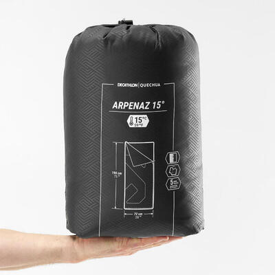 Camping sleeping bag Quechua Arpenaz 15° Brand Quechua