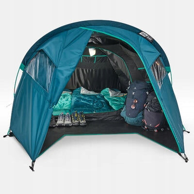 Camping tent 3-person Quechua MH100 XL FRESH&BLACK Packaging status original