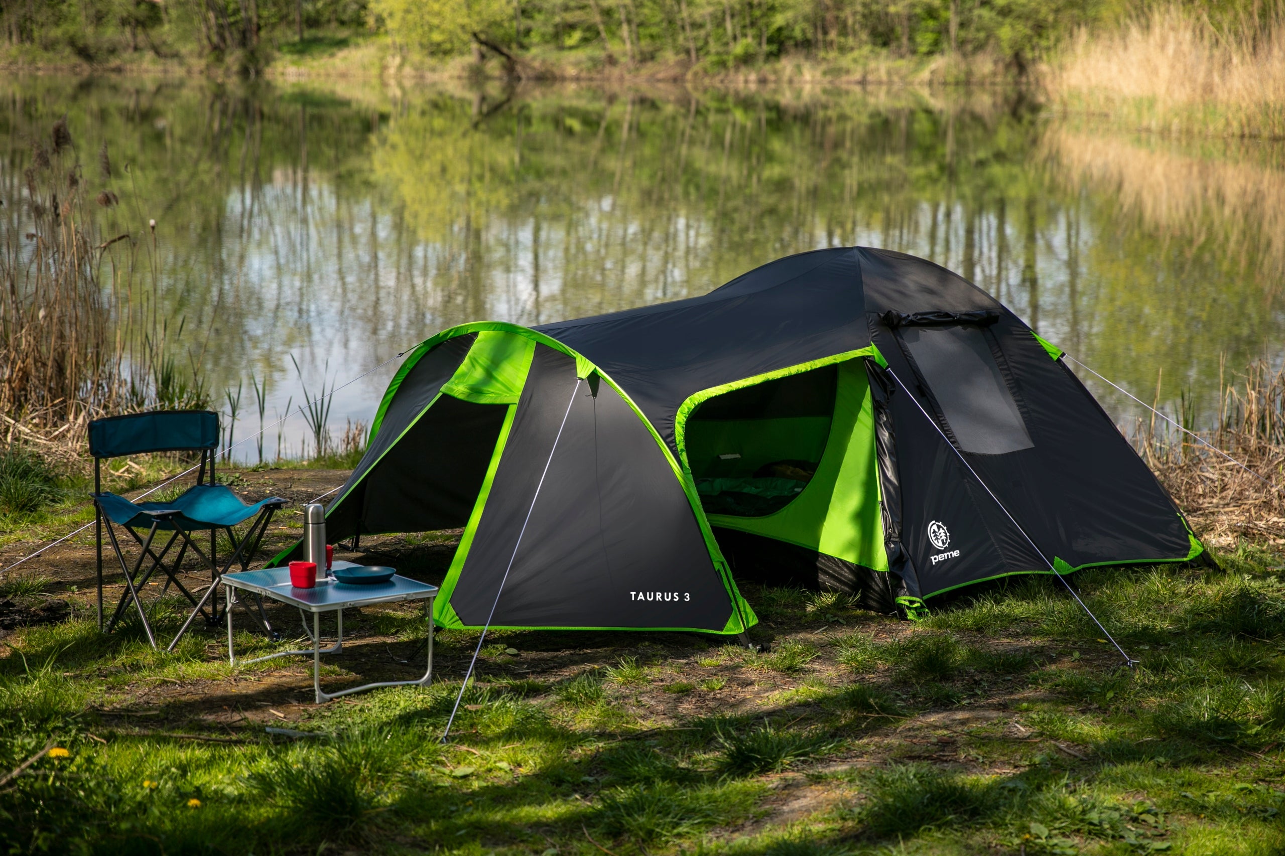 Camping tent Iglo Peme 3 person waterproof vestibule Model Taurus 3