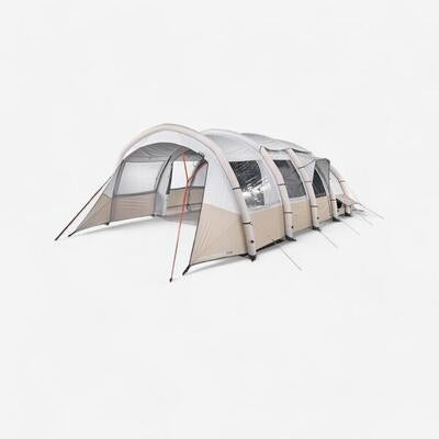 Camping tent inflatable Quechua Air Seconds 6.3 F&B 6-os XXL 3 bedrooms