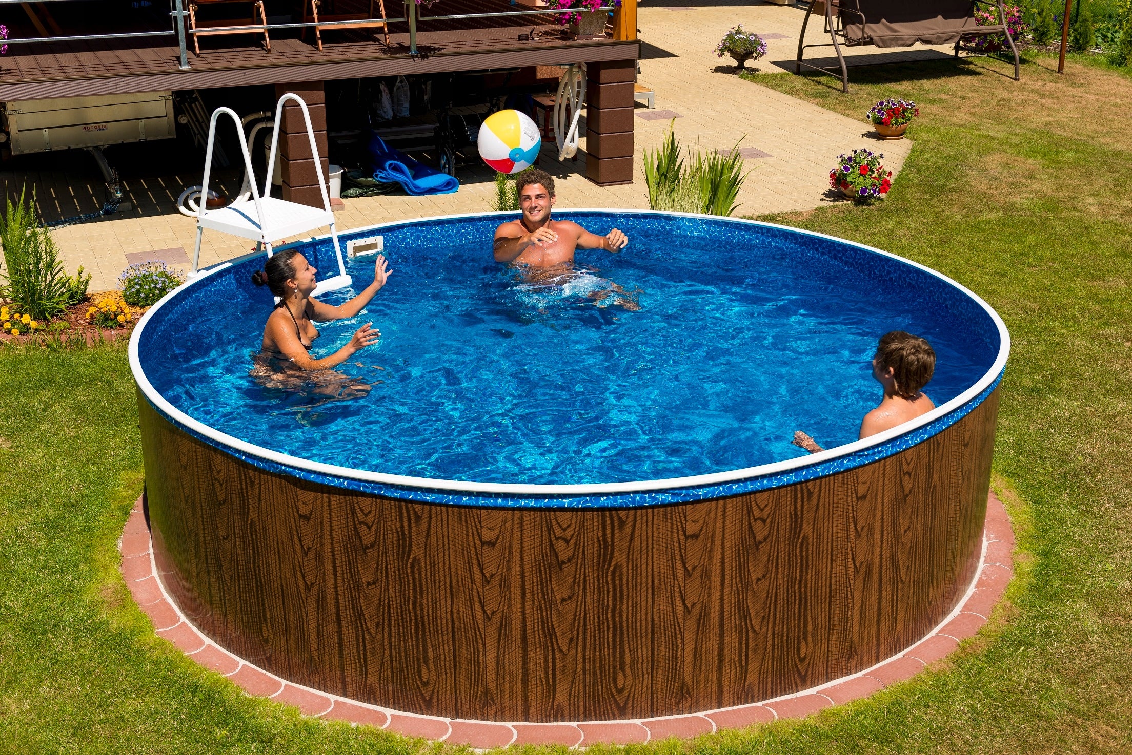 Canadian Round Pool 366 x 122 cm MIAMI SMALL Set Manufacturer code 3EXX0520