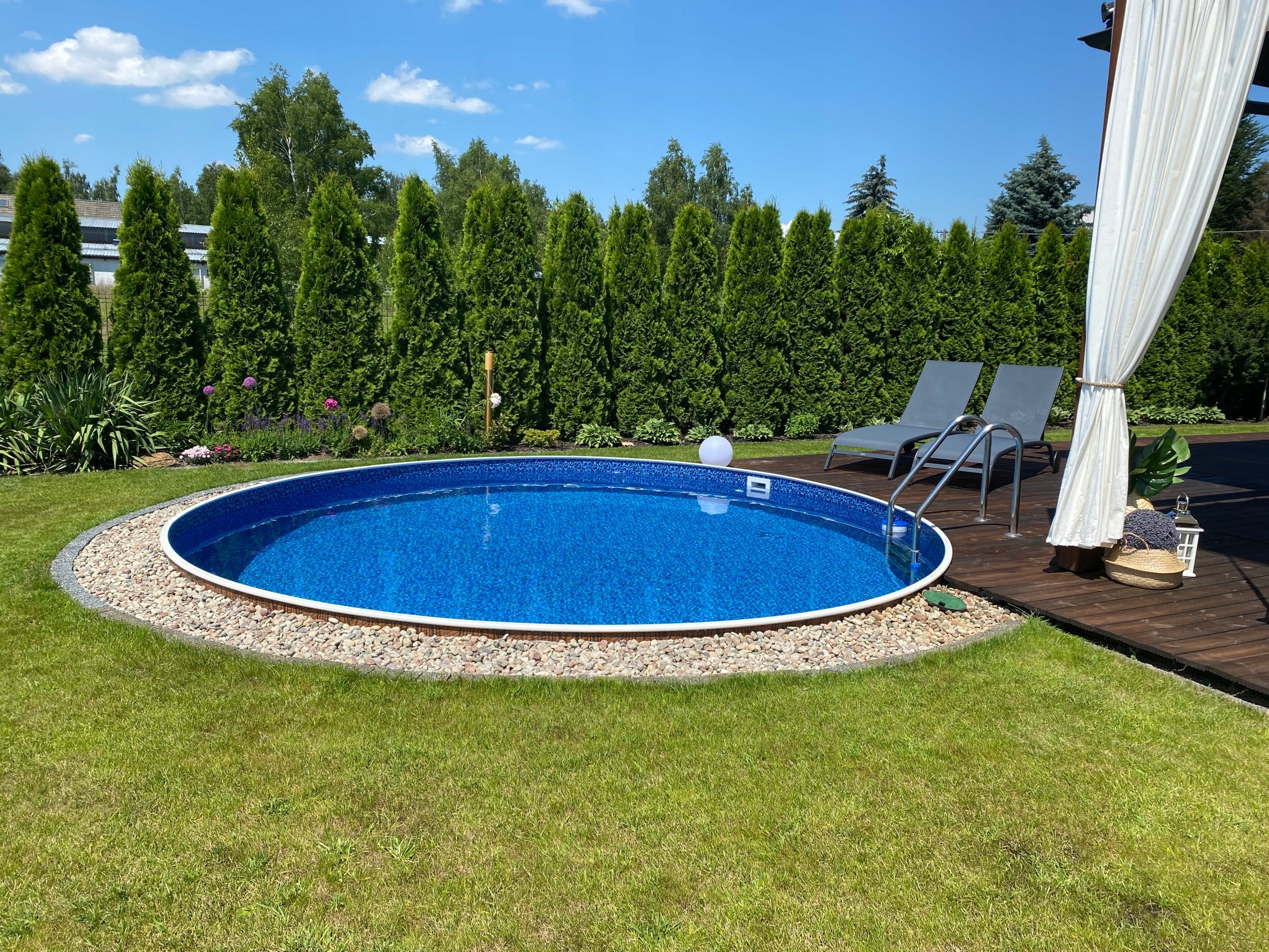 Canadian Round Pool -- 4,6x1,2m -- Manufacturer code BAS INDZ402-002