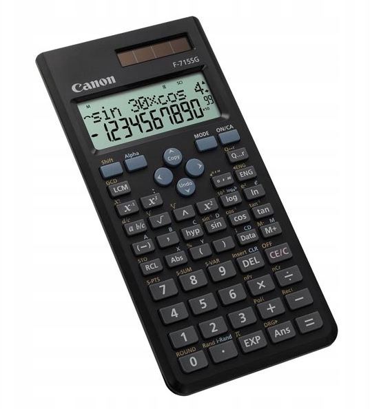 Canon Calculator F-715SG BLACK Packaging status original