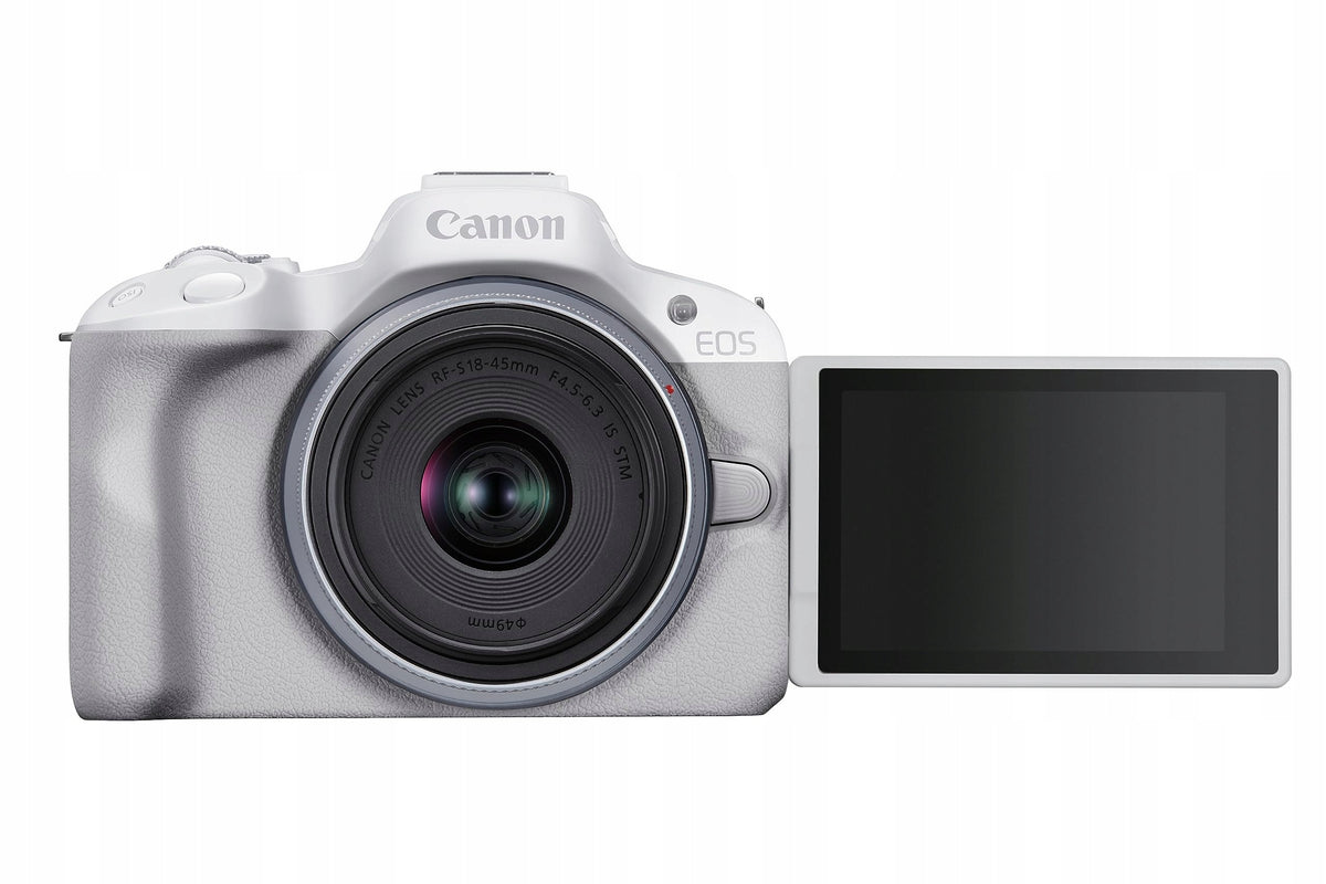 Canon Eos R50 + RF-S 18-45mm Mirrorless Camera 24,2 Mp 4K white
