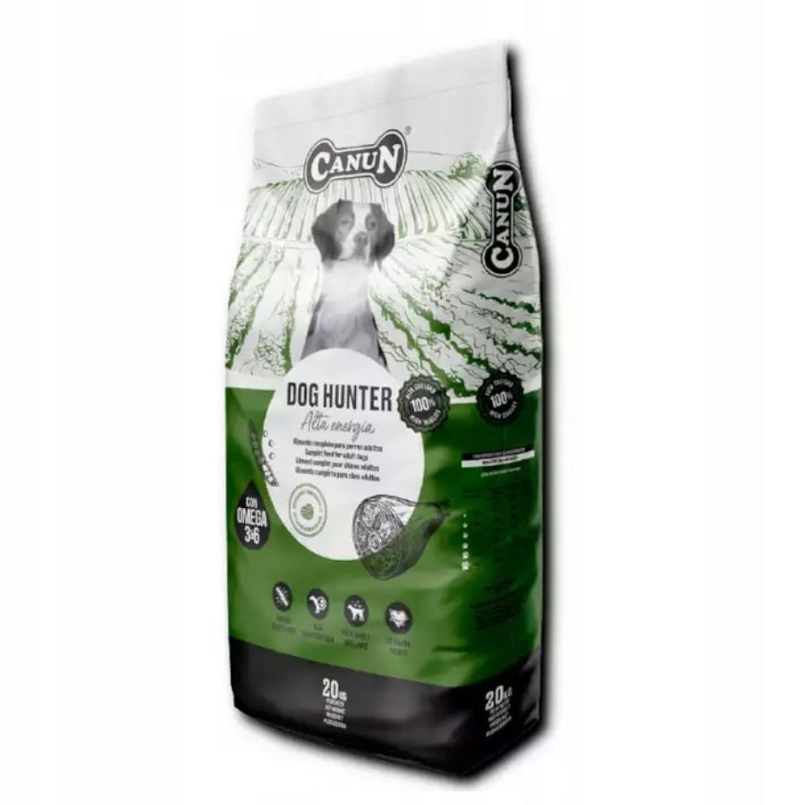 Canun Dog Hunter Complete Dry Food for Active Dogs BEEF 20kg Brand Canun