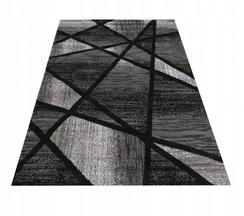 Canvas Carpet 180x250 Soho for Living Room Geometric Modern Designs 3D Effect