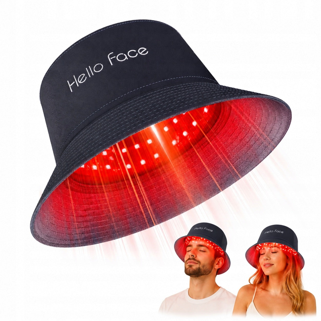 Cap LED Hat For Hair Growth BALDNESS 336 LEDs