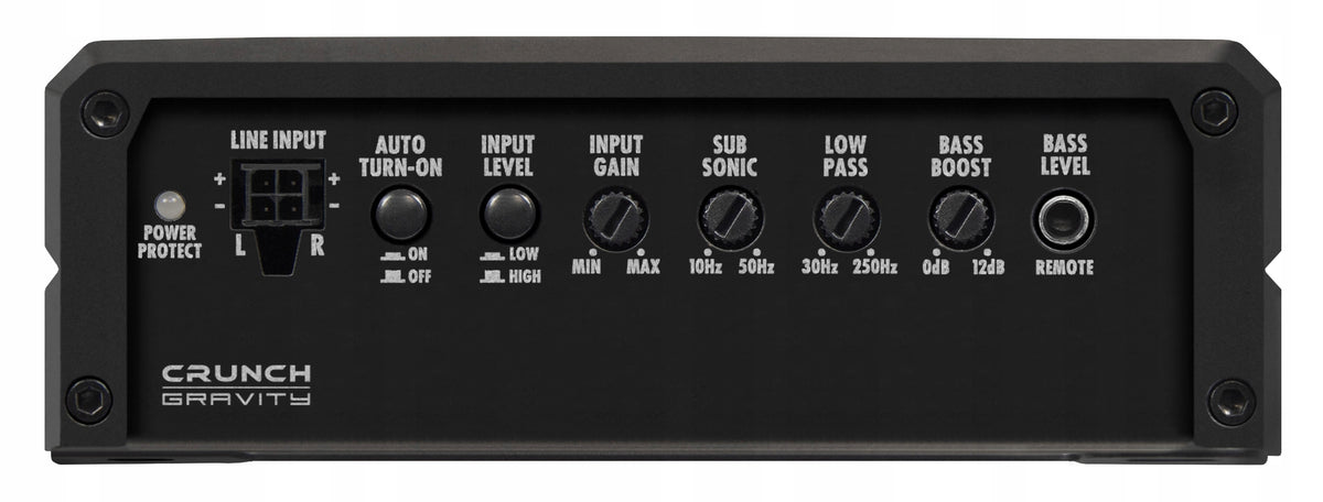 Car Amplifier 1 Channel MONO BLOCK Class D Crunch GTX1500.1D Manufacturer code GTX1500.1D