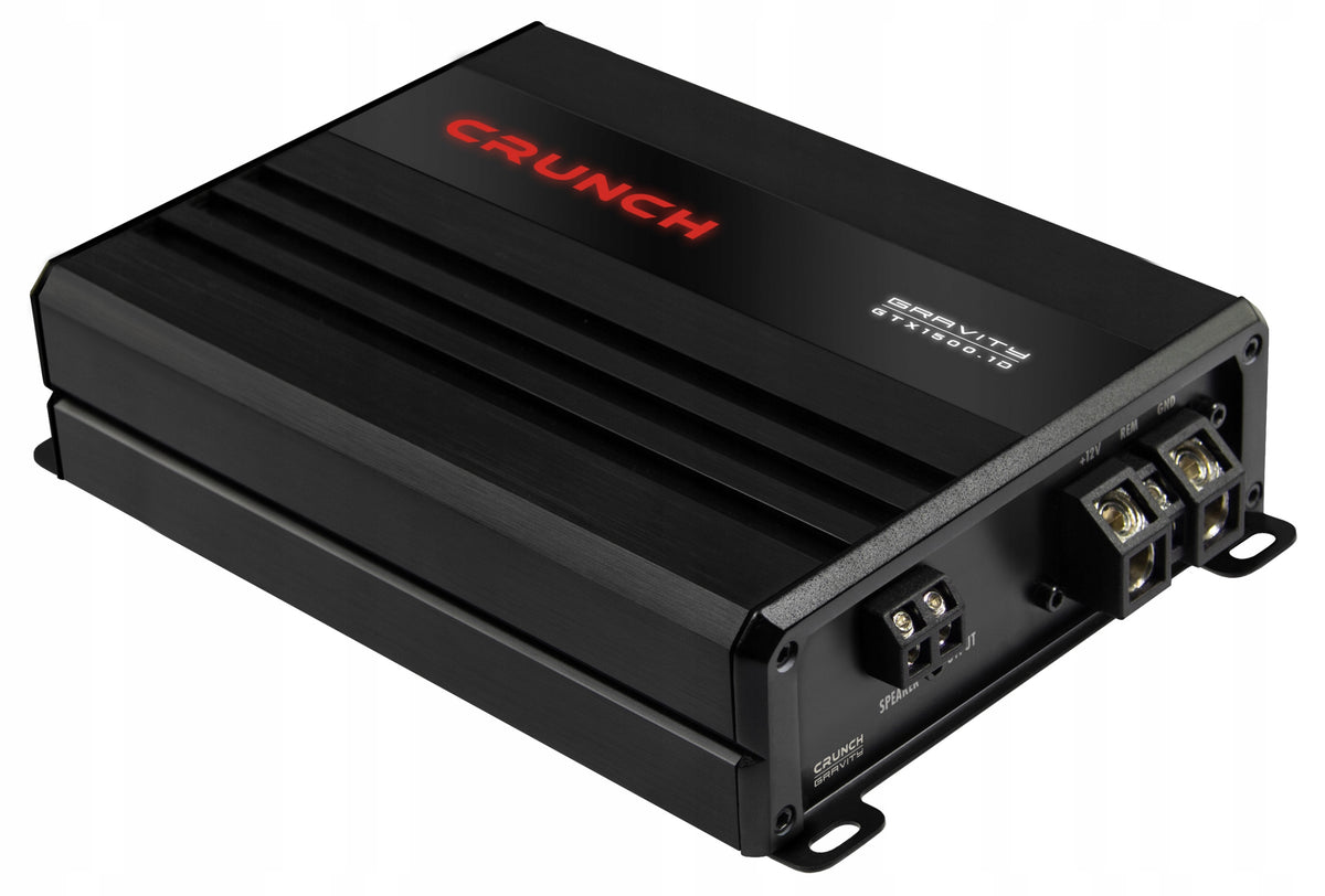 Car Amplifier 1 Channel MONO BLOCK Class D Crunch GTX1500.1D Packaging status original