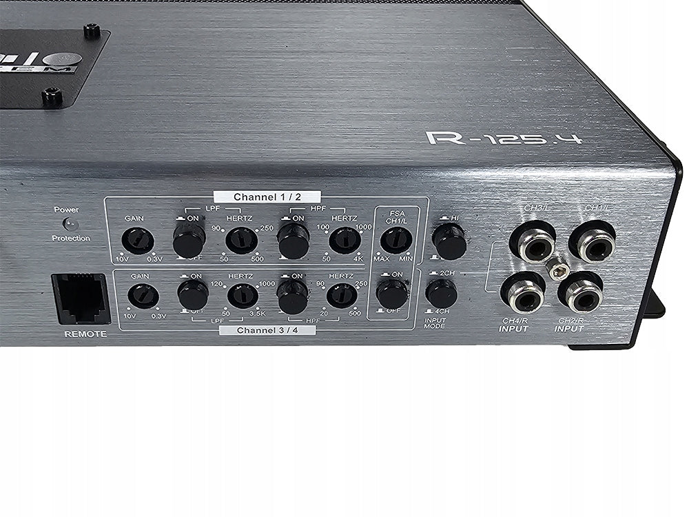 Car Amplifier 4-Channel Audio System R-125.4 Manufacturer code AS R125.4