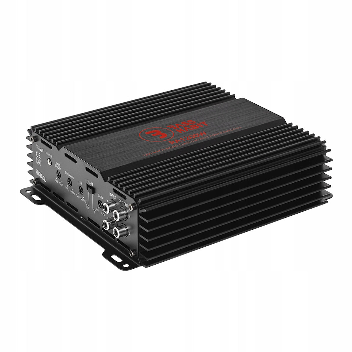 Car Amplifier BASS HABIT REBEL RA1200W Class D Powerful 1200W MAX Packaging status original
